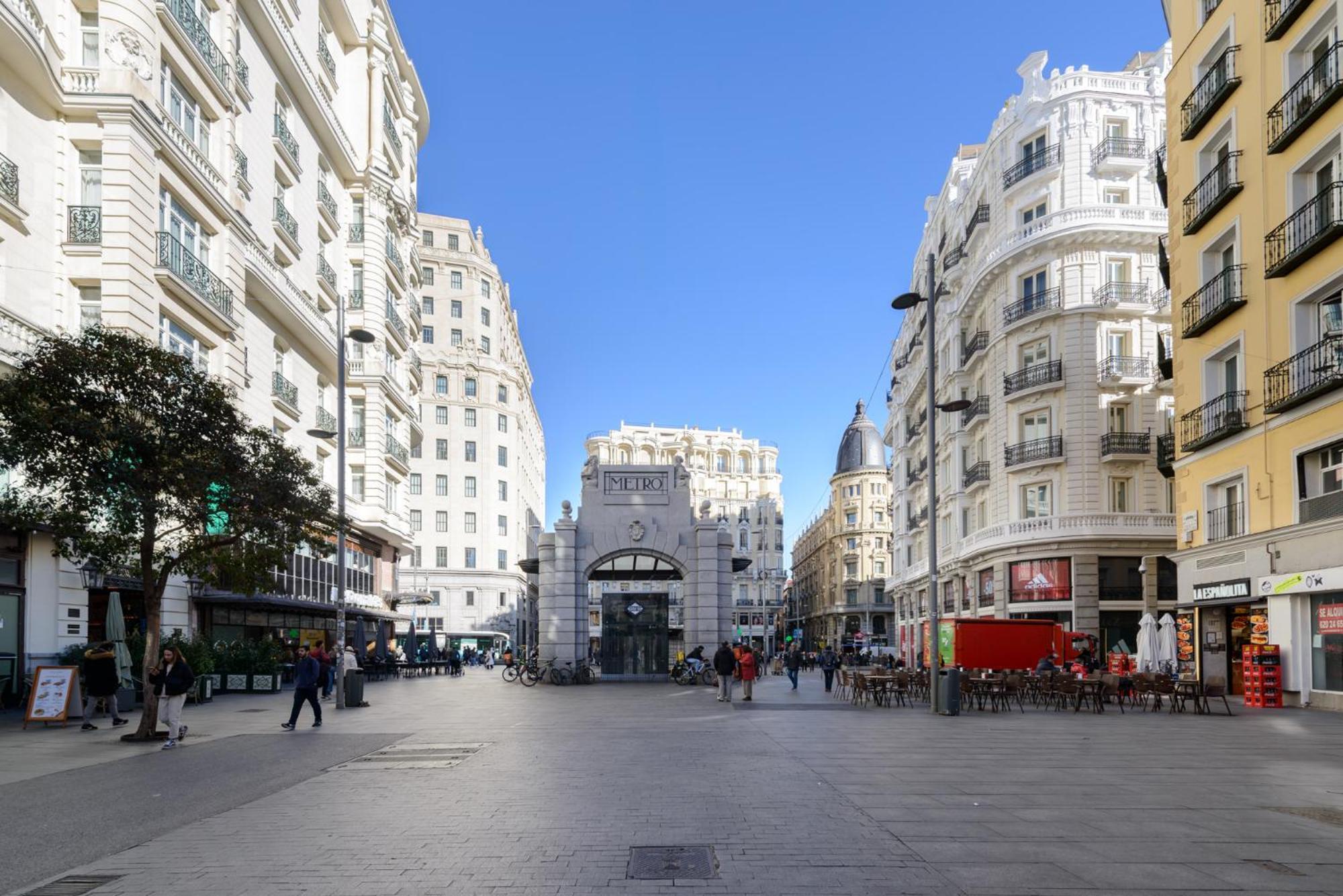 Gran Via-Sol Spacious Apartment 3 Bedrooms & 2 Wcs Μαδρίτη Εξωτερικό φωτογραφία